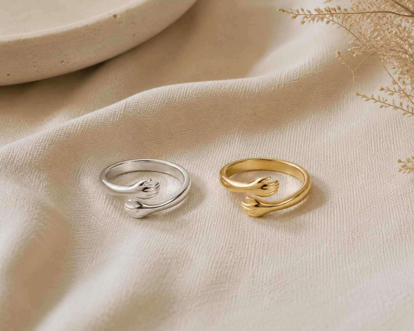 Lola - handenknuffel ring