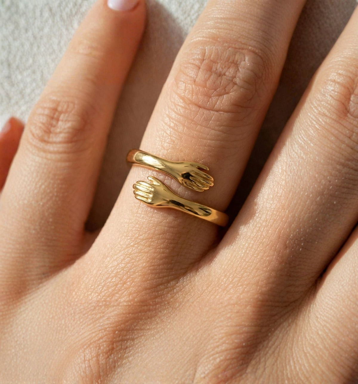 Lola - handenknuffel ring