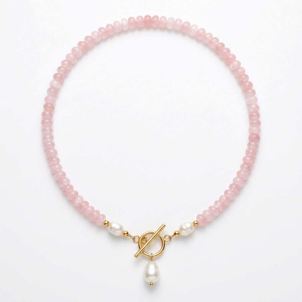 MEL - Bead Pearl Necklace