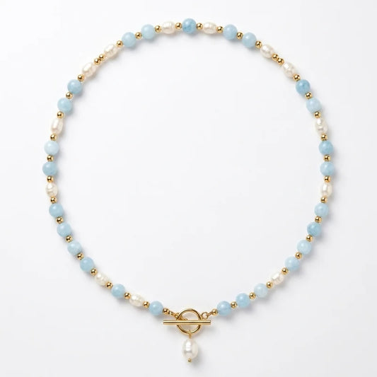 MEL - Bead Pearl Necklace